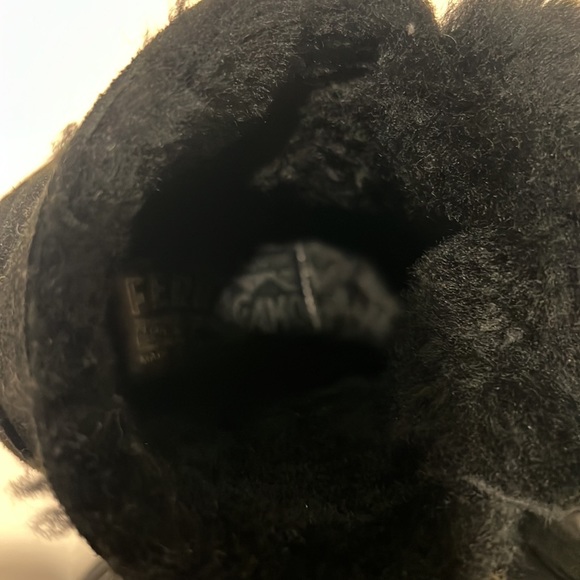 Salvatore Ferragamo high top sneaker booties size US 9 with real shearling - Picture 7 of 11